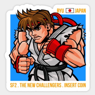 Ryu Street Fighter 2 Sticker